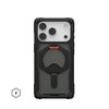 UAG iPhone 17 Pro Case 6.3" Plasma XTE Pro Magnetic - Black/Pop Orange