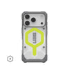 UAG iPhone 17 Pro Case 6.3" Pathfinder Clear Magnetic - Active Neon (Glow)