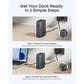 Anker Nano 13-in-1 Docking Station, 4K Triple Display, 100W Fast Charger with Built-In Detachable Hub A83C3 Tech House Singapore