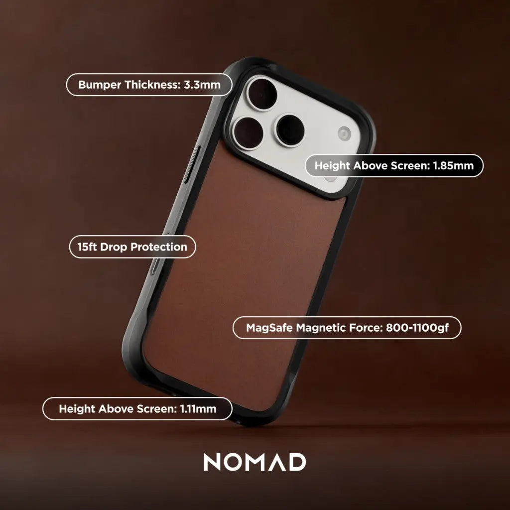 UAG Nomad iPhone 18 Pro Max / 17 Pro Max Case 6.9" Rugged Leather Magnetic Phone Case iPhone Cover Tech House Singapore