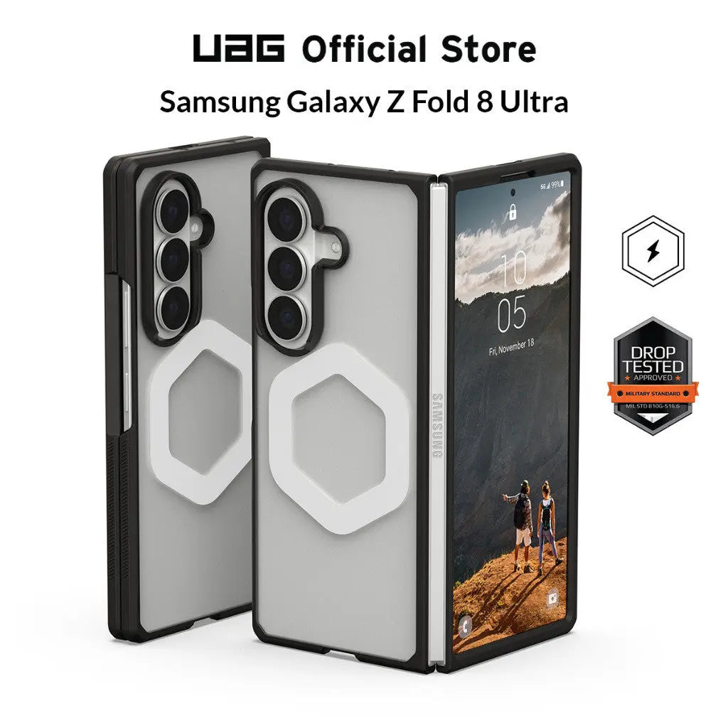 UAG Samsung Z Fold 8 Ultra Case Mouve MagFit Magnetic Case Translucent Matte Protective Samsung Case Tech House Singapore