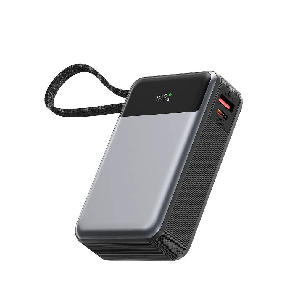 Acefast M21 Power Bank 20000mAh PD 65W Built-In USB C Cable Portable Charger [CCC Certified] Tech House Singapore