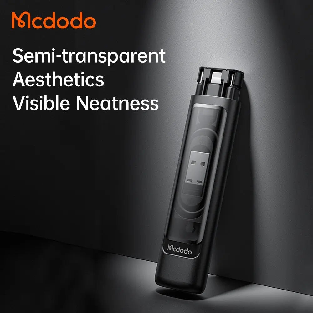 Mcdodo Multifunctional Storage Box USB Cable Conversion Adapter Built-In Card Slot Travel Kit WF-1720 Tech House Singapore