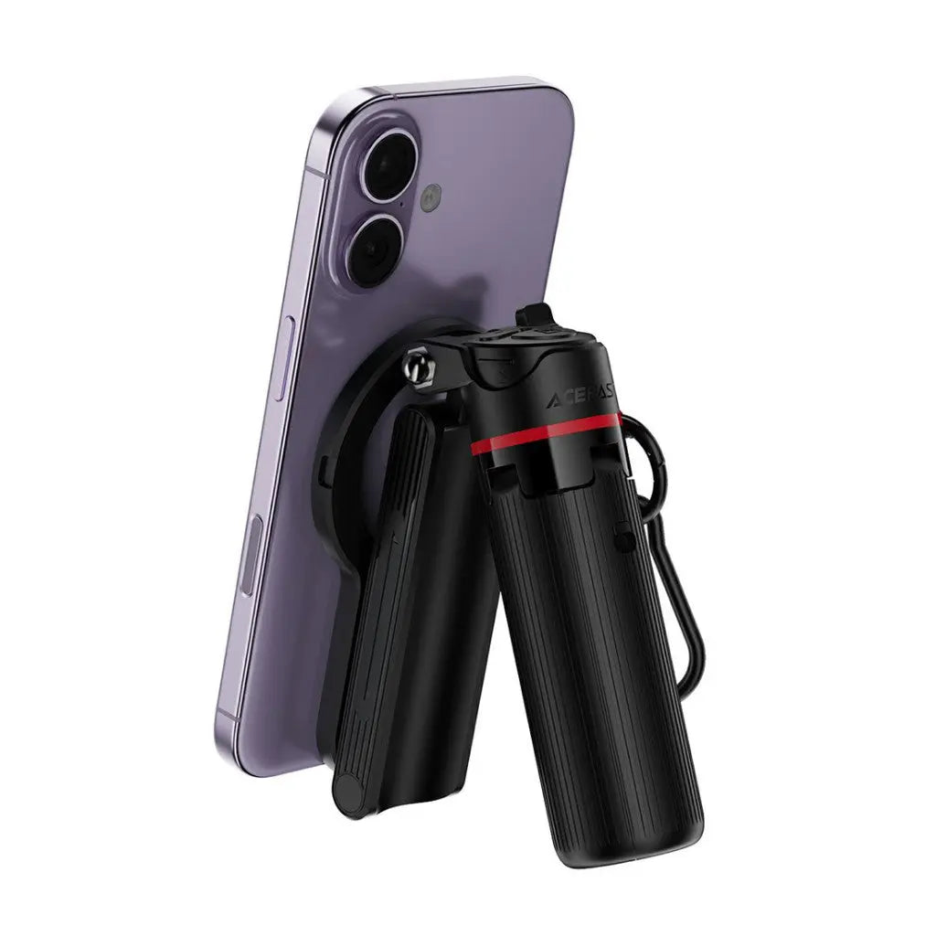 Acefast E72 Mini Selfie Stick Multifunctional Tripod Telescopic Handle Magnetic Phone Grip Stand Tech House Singapore