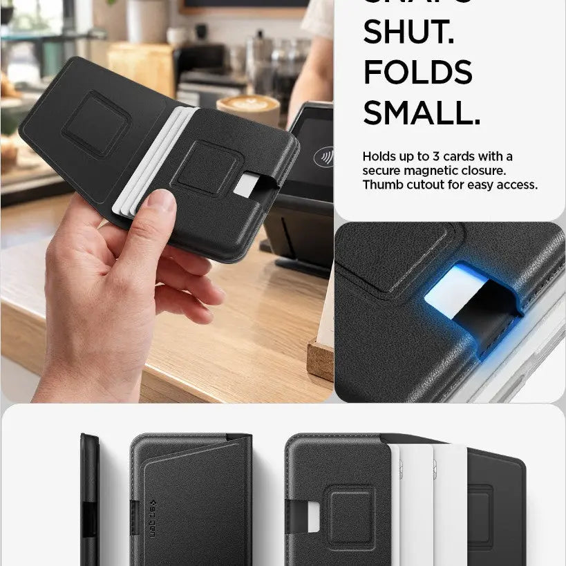 Spigen Magnetic Card Holder Wallet 3 Cards Valentinus S-1 Spigen Singapore Singapore