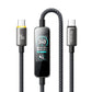 Mcdodo USB-C to USB-C Cable 240W Fast Charging Braided Nylon 1.2m Cable with TFT Screen Display CA-8750 Tech House Singapore