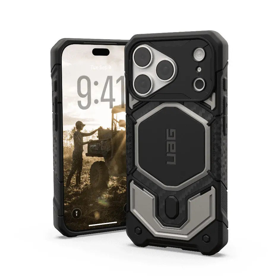 UAG iPhone 18 Pro Max / iPhone 17 Pro Max Case 6.9" Monarch Pro Titanium Magnetic Phone Case Covered Capture Button Tech House Singapore