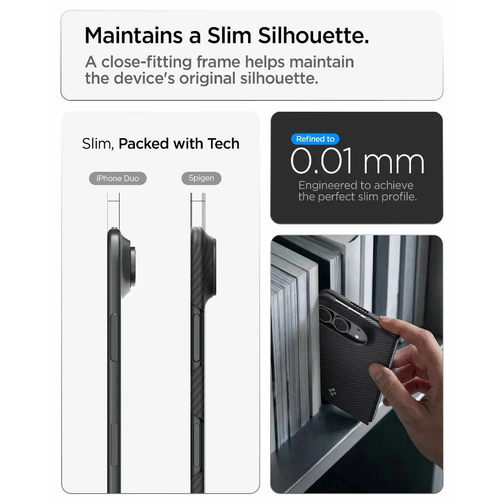 Spigen iPhone Duo Case Air Skin Aramid Magfit Spigen Singapore Singapore