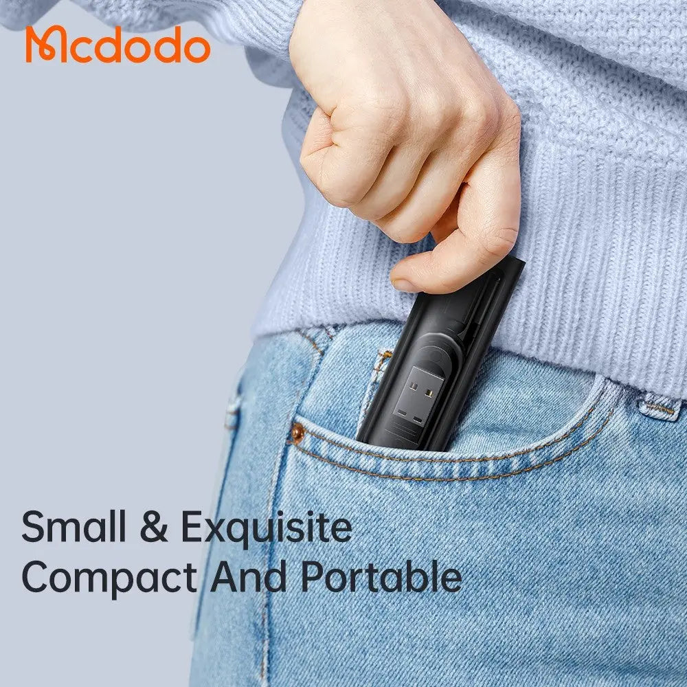 Mcdodo Multifunctional Storage Box USB Cable Conversion Adapter Built-In Card Slot Travel Kit WF-1720 Tech House Singapore