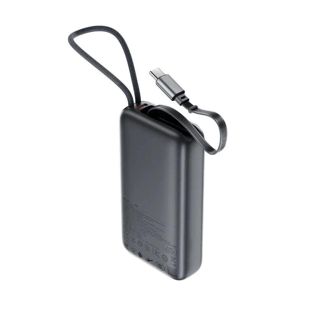 Acefast M32 Power Bank 10000mAh PD 35W Built-In Retractable USB C Cable [CCC Certified] Tech House Singapore