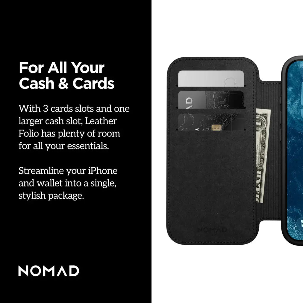 UAG Nomad iPhone 18 Pro Max / 17 Pro Max Case 6.9" Modern Leather Folio Magnetic Phone case iPhone Cover Tech House Singapore