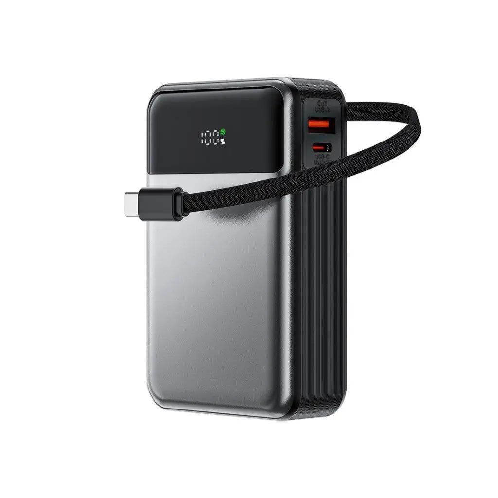 Acefast M21 Power Bank 20000mAh PD 65W Built-In USB C Cable Portable Charger [CCC Certified] Tech House Singapore