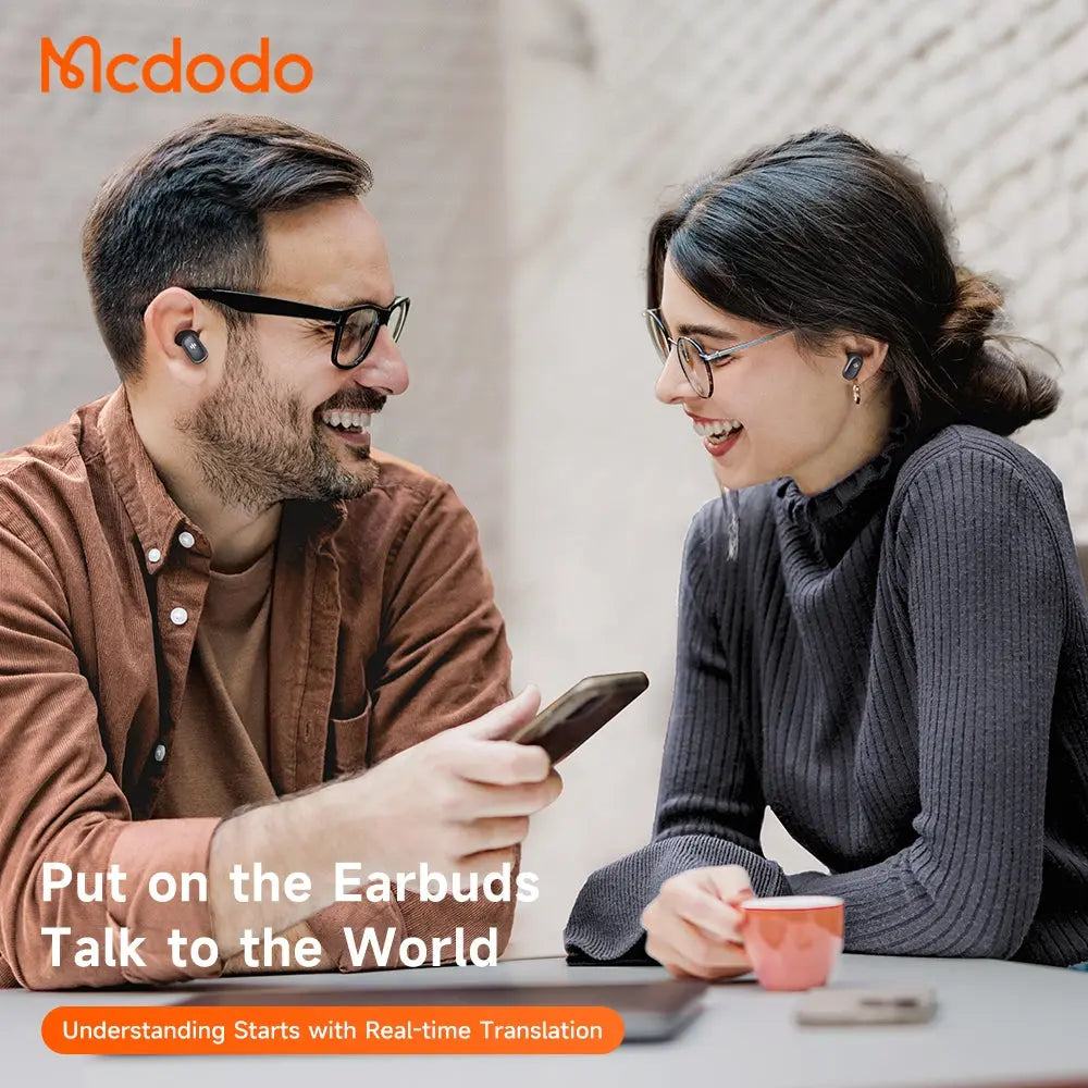 Mcdodo ANC+ENC AI Translation Earbuds True Wireless Earbuds HP-8220 Tech House Singapore