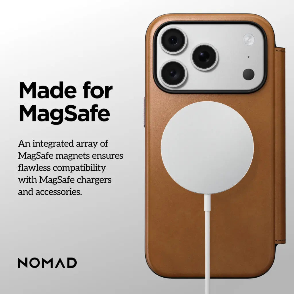 UAG Nomad iPhone 18 Pro Max / 17 Pro Max Case 6.9" Modern Leather Folio Magnetic Phone case iPhone Cover Tech House Singapore