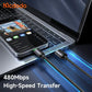 Mcdodo USB-A to Lightning Cable Fast Charging Braided Nylon 1m Cable with Charging Light CA-2030 Tech House Singapore