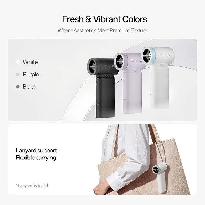 CUKTECH CP Turbo Fan Plus 2-in-1 Detachable Handheld Fan and 10000mAh Power Bank 33W Fast Charging Mini Cooling Fan BF02 Tech House Singapore