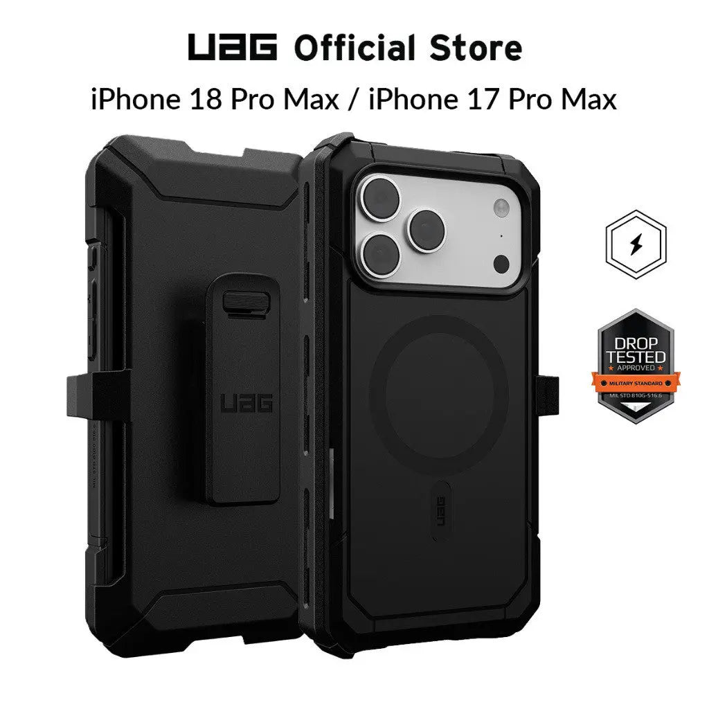 UAG iPhone 18 Pro Max / 17 Pro Max Case 6.9" Trooper Magnetic Phone Case + Holster Bundle Tech House Singapore