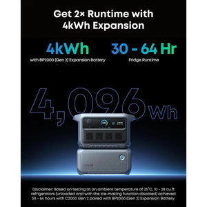 Anker SOLIX BP2000 Gen 2 2048Wh Expansion Battery for Anker SOLIX C2000 Gen 2 A17831A1 Tech House Singapore