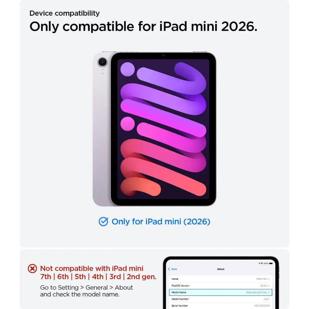 Spigen iPad Mini 8 Case (2026) Nano Pop Spigen Singapore Singapore