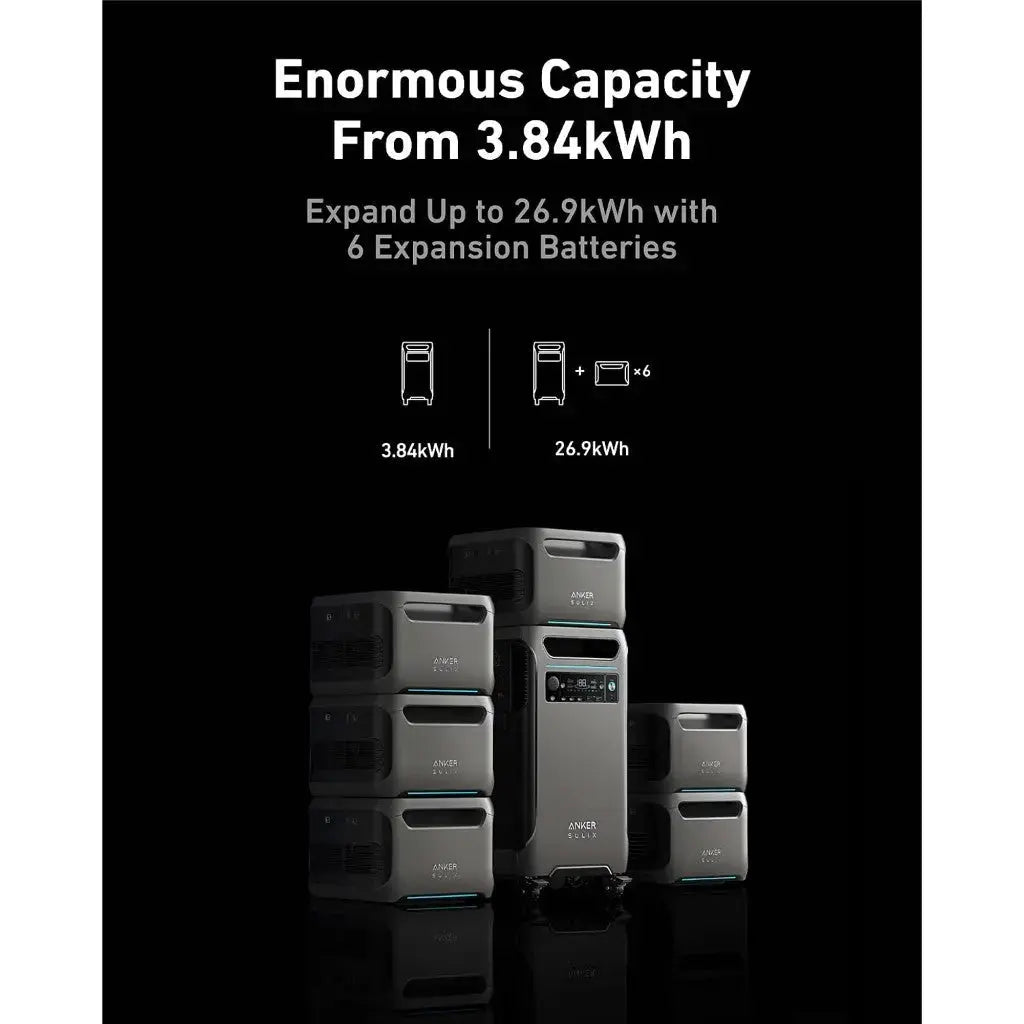 Anker SOLIX SOLIX F3800 Portable Power Station 3840Wh Ultra-High 6000W Output Solar Generator A1790 Tech House Singapore