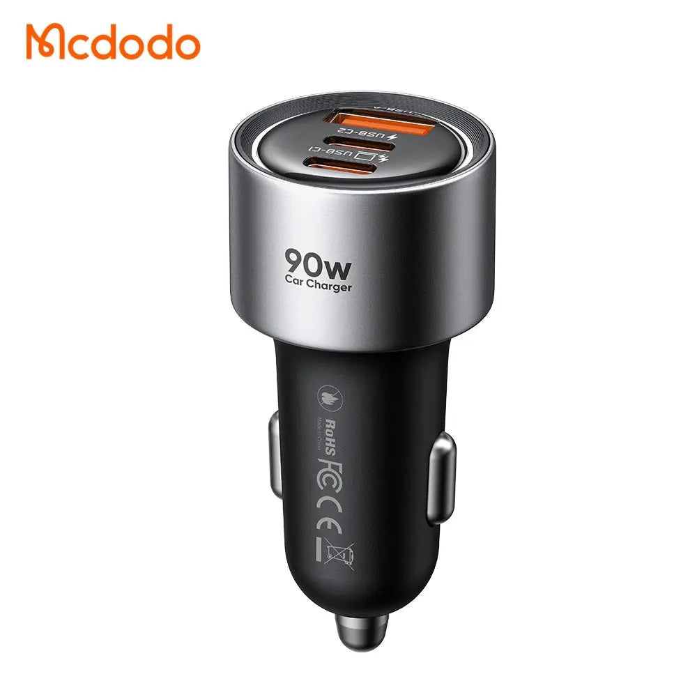 Mcdodo Gana Car Charger PD 90W Max Fast Charging 3-Port Car Charger CC-3110 Tech House Singapore