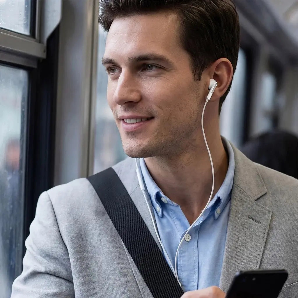 Acefast L13 USB-C Semi-In-Ear Wired Earphones HD Sound with Mic Tech House Singapore