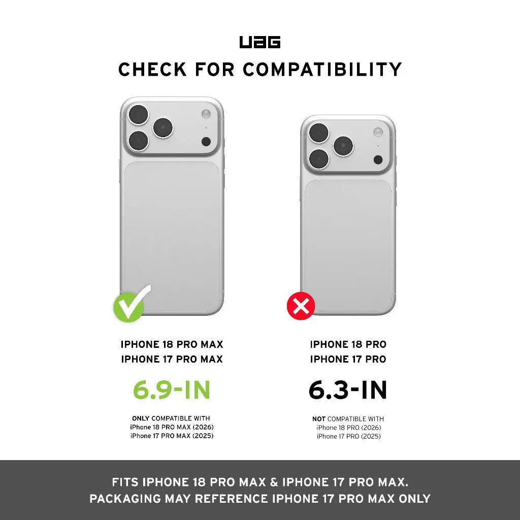 UAG iPhone 18 Pro Max / iPhone 17 Pro Max Case 6.9" Metropolis LT Ultra 200X Magnetic Phone Case iPhone Case Tech House Singapore