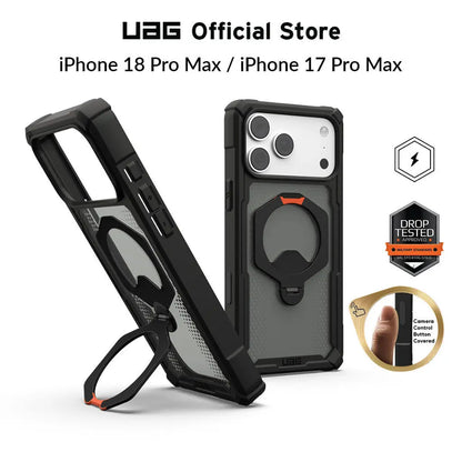 UAG iPhone 18 Pro Max / 17 Pro Max Case 6.9" Plasma XTE 360 Magnetic Phone Case Phone Stand Covered Capture Button Tech House Singapore