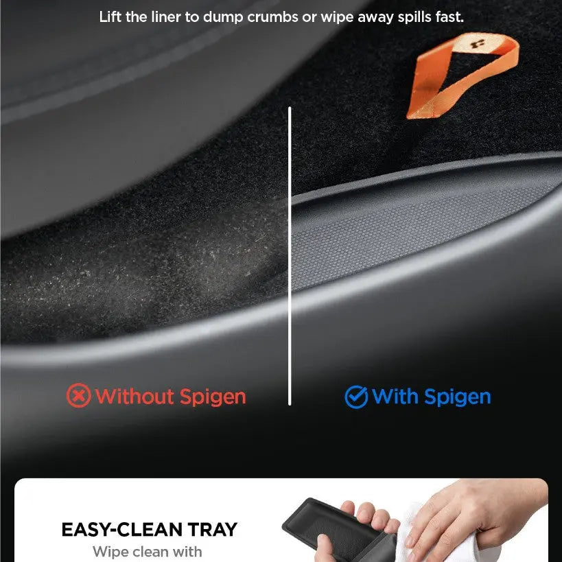 Spigen Tesla Model Y Juniper (2026/2025) Rear Side Door Pocket Guards + Emergency Door Release Handle (2P) TG120-YJ Spigen Singapore Singapore