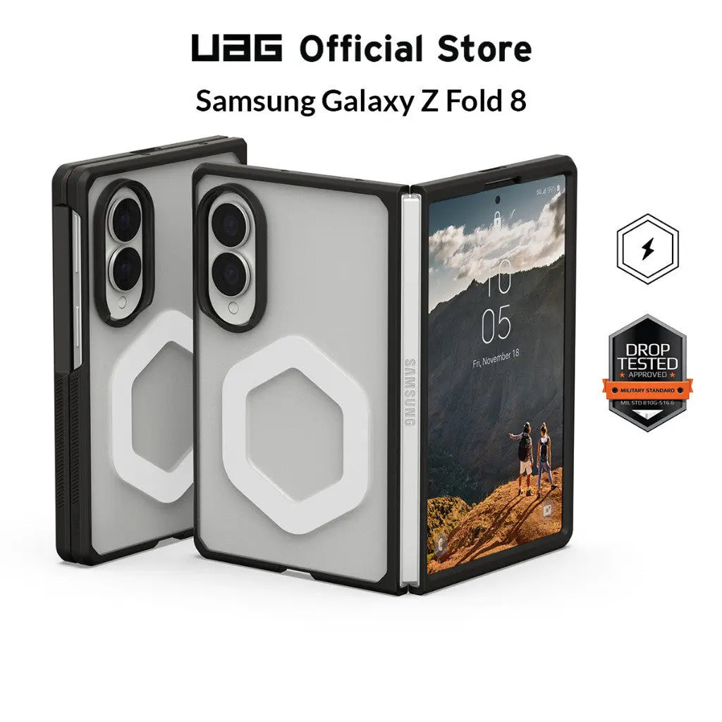 UAG Samsung Z Fold 8 Case Mouve MagFit Magnetic Case Translucent Matte Protective Samsung Case Tech House Singapore