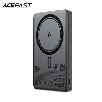 Acefast M35 5000mAh Magnetic Wireless Power Bank 18W Fast Charging [CCC Certified] Tech House Singapore