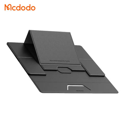 Mcdodo Leather Mangetic Foldable Laptop & Tablet Stand with Dual-Height Adjustment FS-8020 Tech House Singapore