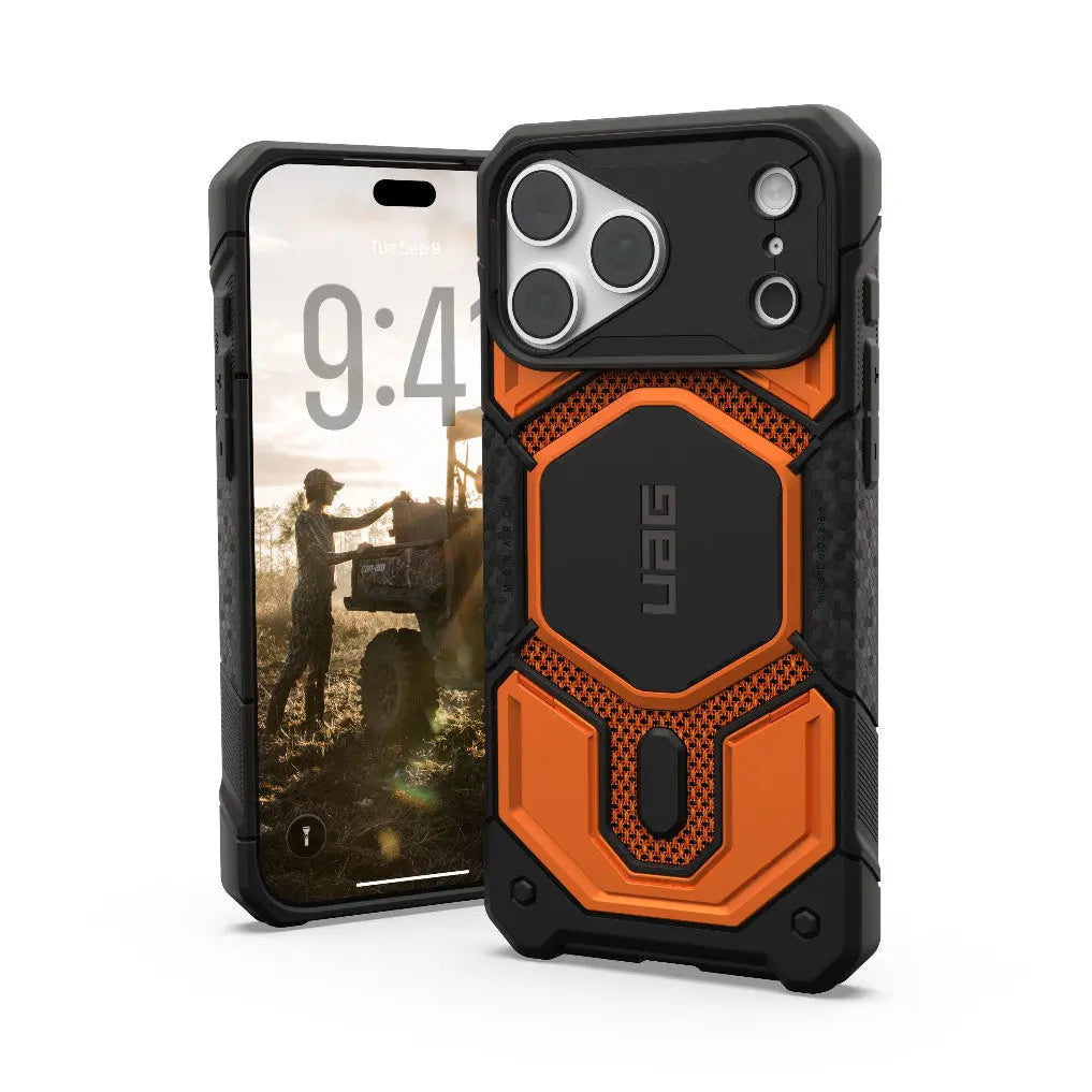 UAG iPhone 18 Pro Max / iPhone 17 Pro Max Case 6.9" Monarch Pro Kevlar Magnetic Phone Case Covered Capture Button Tech House Singapore