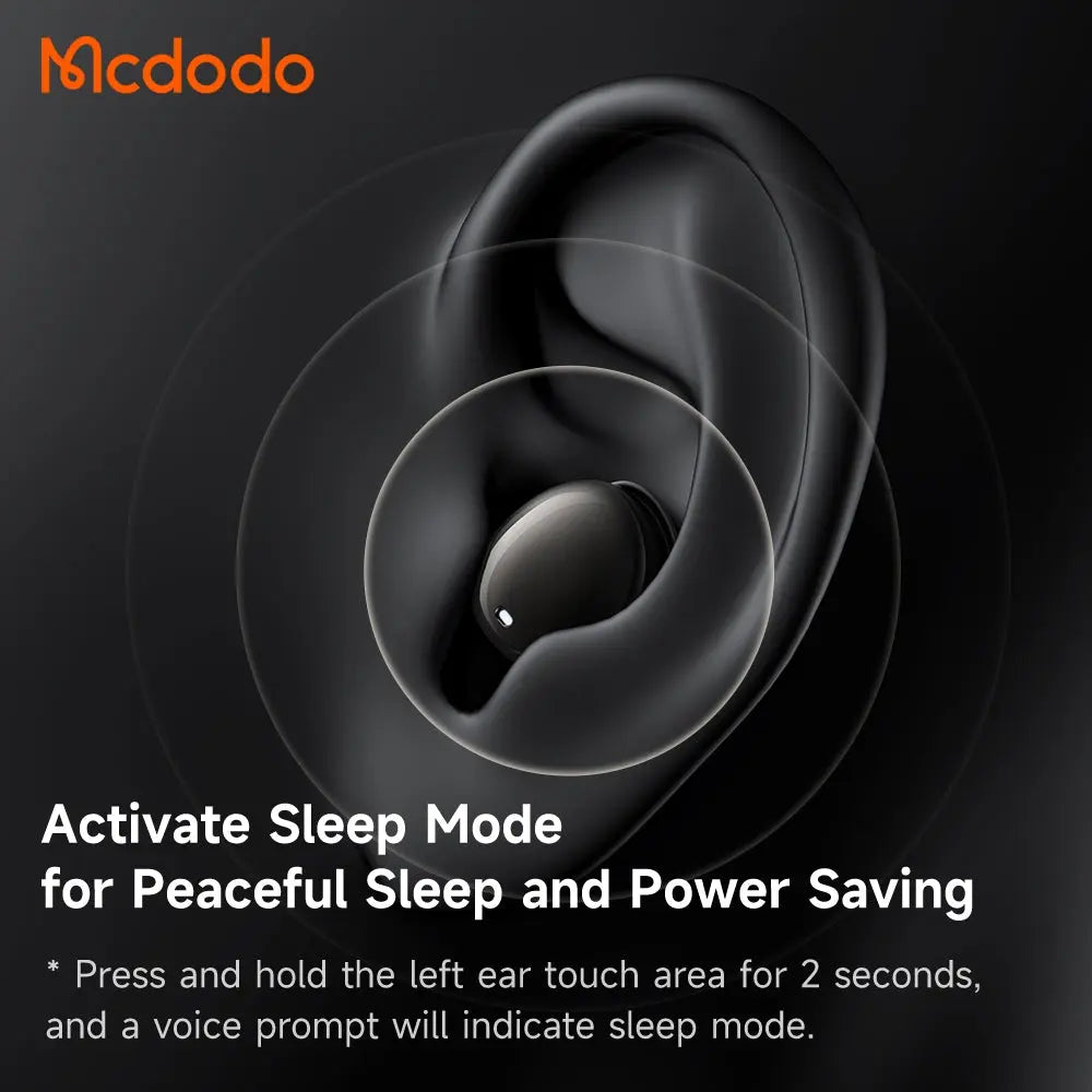 Mcdodo Goodnight Sleep Earbuds True Wireless Earbuds HP-4490 Tech House Singapore
