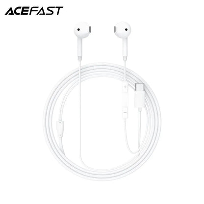 Acefast L13 USB-C Semi-In-Ear Wired Earphones HD Sound with Mic Tech House Singapore