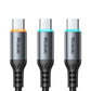 Mcdodo USB-C to USB- C Cable 100W Fast Charging Braided Nylon 1.2m Cable with Smart Auto Power Off CA-2040 Tech House Singapore