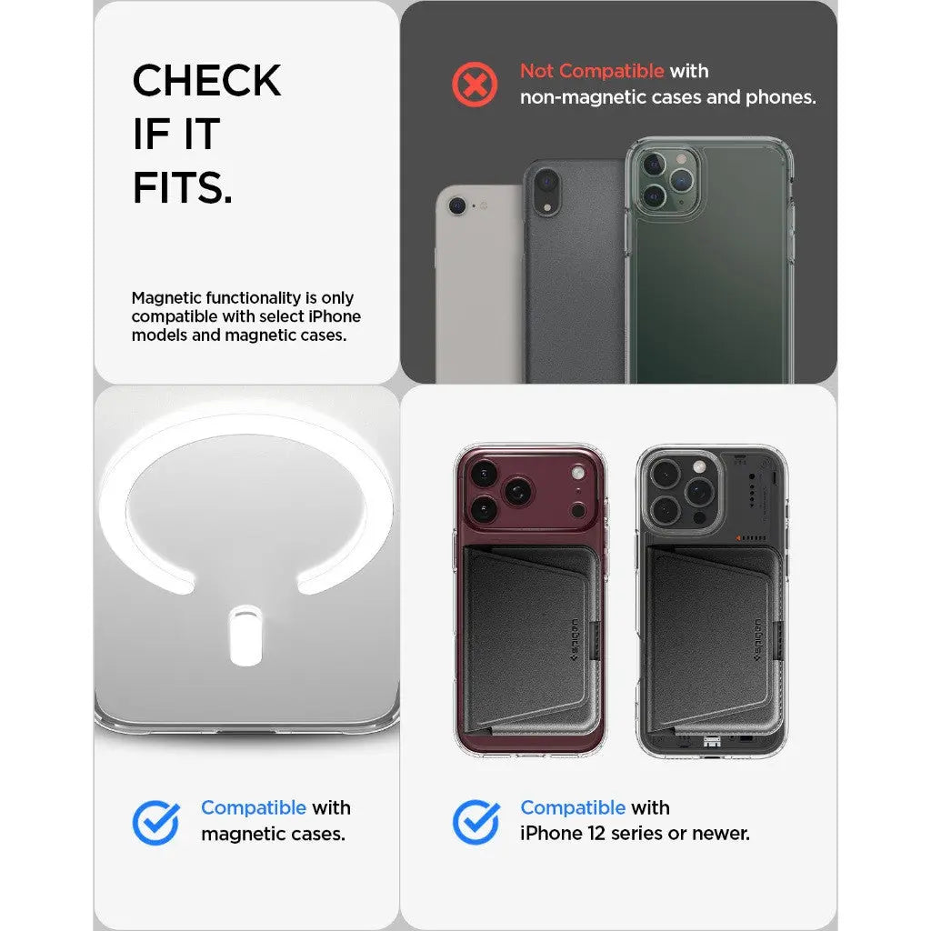 Spigen Magnetic Card Holder Wallet 3 Cards Valentinus S-1 Spigen Singapore Singapore