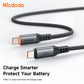 Mcdodo USB-C to USB- C Cable 100W Fast Charging Braided Nylon 1.2m Cable with Smart Auto Power Off CA-2040 Tech House Singapore