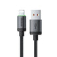 Mcdodo USB-A to Lightning Cable Fast Charging Braided Nylon 1m Cable with Charging Light CA-2030 Tech House Singapore