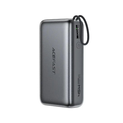 Acefast M34 Power Bank 20000mAh PD 45W Built-In Retractable USB C Cable [CCC Certified] Tech House Singapore