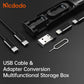 Mcdodo Multifunctional Storage Box USB Cable Conversion Adapter Built-In Card Slot Travel Kit WF-1720 Tech House Singapore