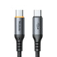 Mcdodo USB-C to USB- C Cable 100W Fast Charging Braided Nylon 1.2m Cable with Smart Auto Power Off CA-2040 Tech House Singapore