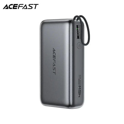 Acefast M34 Power Bank 20000mAh PD 45W Built-In Retractable USB C Cable [CCC Certified] Tech House Singapore