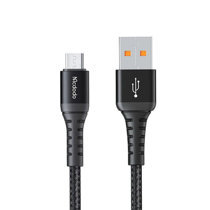 Mcdodo USB-A to Micro USB Cable Fast Charging Braided Nylon 0.2m Data Cable CA-2280 Tech House Singapore