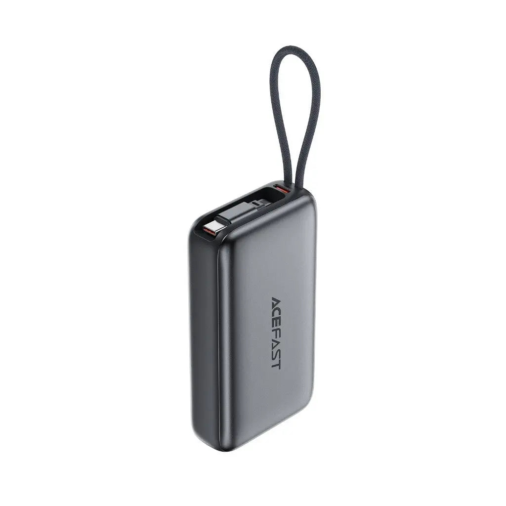 Acefast M32 Power Bank 10000mAh PD 35W Built-In Retractable USB C Cable [CCC Certified] Tech House Singapore