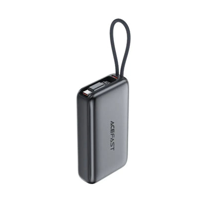 Acefast M32 Power Bank 10000mAh PD 35W Built-In Retractable USB C Cable [CCC Certified] Tech House Singapore