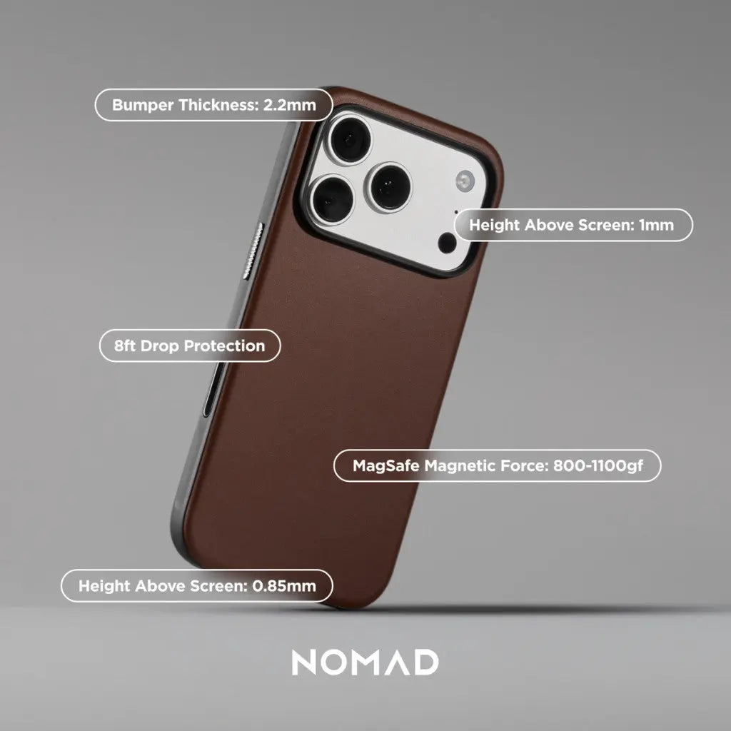 UAG Nomad Limited Edition iPhone 18 Pro Max / 17 Pro Max Case 6.9" Modern Leather Magnetic Phone Case iPhone Cover Tech House Singapore