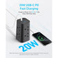 Anker Tower Extension Cord 12-in-1 Power Strip 20W Extension Plug A9185 Tech House Singapore