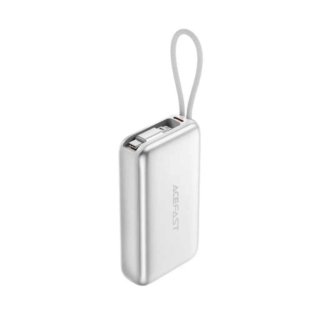 Acefast M32 Power Bank 10000mAh PD 35W Built-In Retractable USB C Cable [CCC Certified] Tech House Singapore