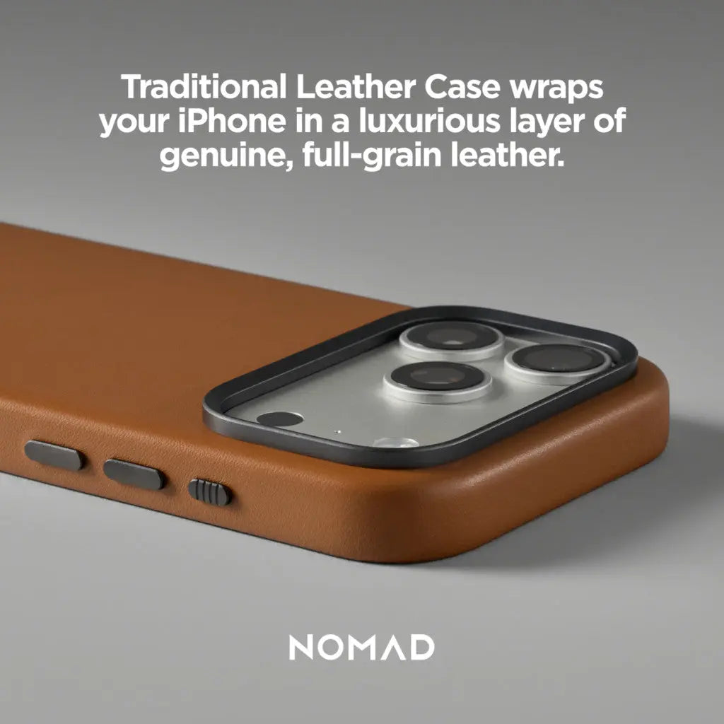 UAG Nomad iPhone 18 Pro Max / 17 Pro Max Case 6.9" Traditional Leather Magnetic Phone Case iPhone Cover Tech House Singapore